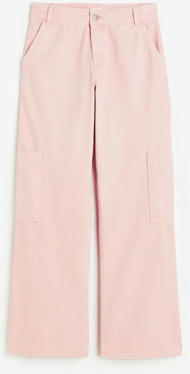 Wide-leg Cargo Pants