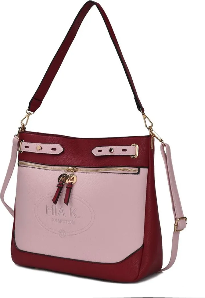 Evie two-tone Vegan Leather Women’s Shoulder bag