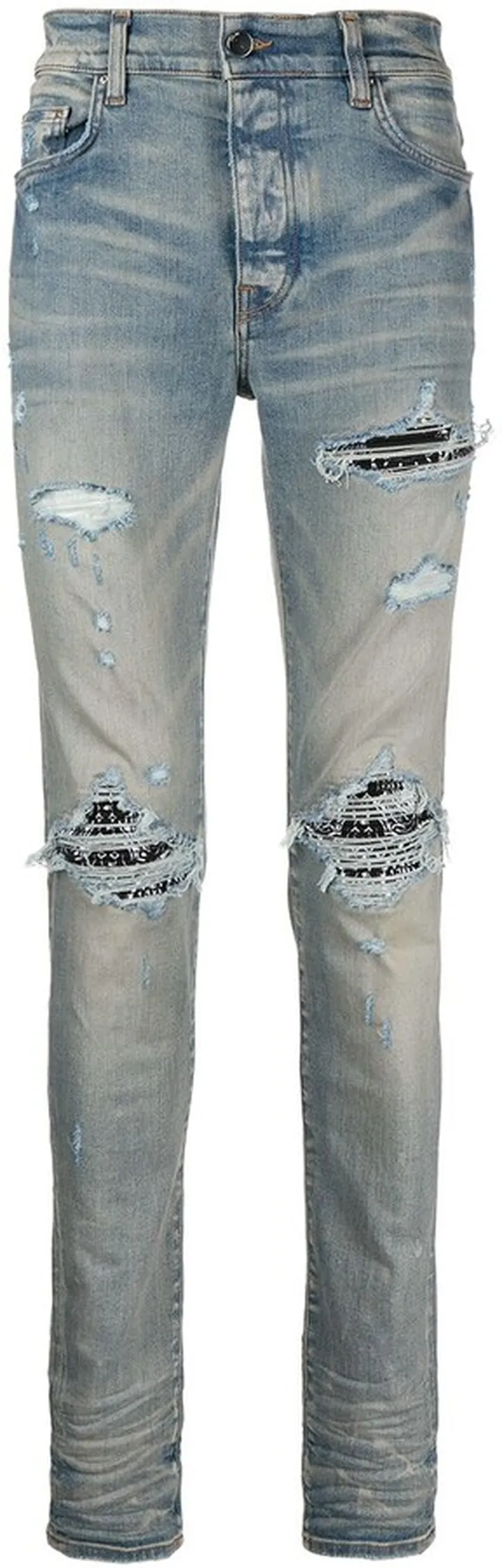 MX1 ripped skinny jeans