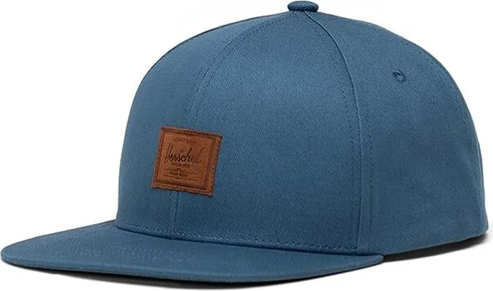 Herschel Supply Co. Whaler Classic 6 Panel Suede (Copen Blue) Baseball Caps