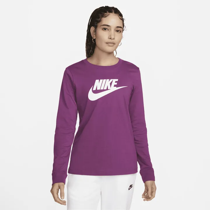 Women's Nike Sportswear Long-Sleeve T-Shirt in Purple