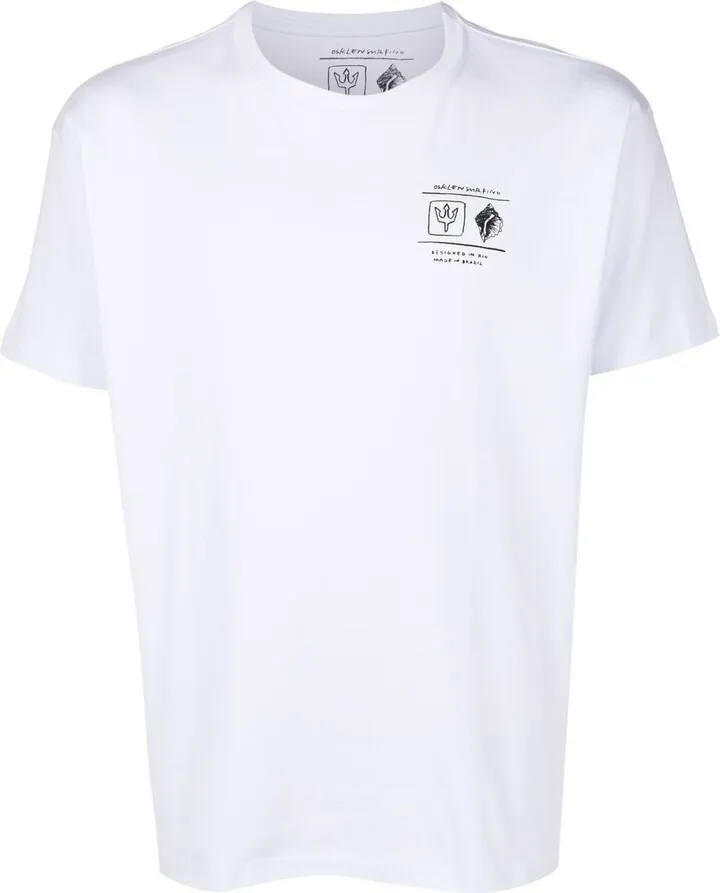 chest logo-print detail T-shirt