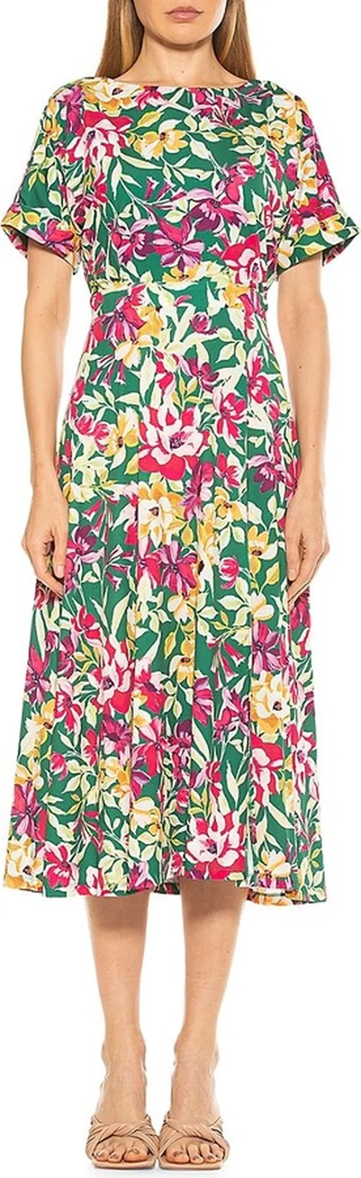 Lana Boatneck Midi Dress