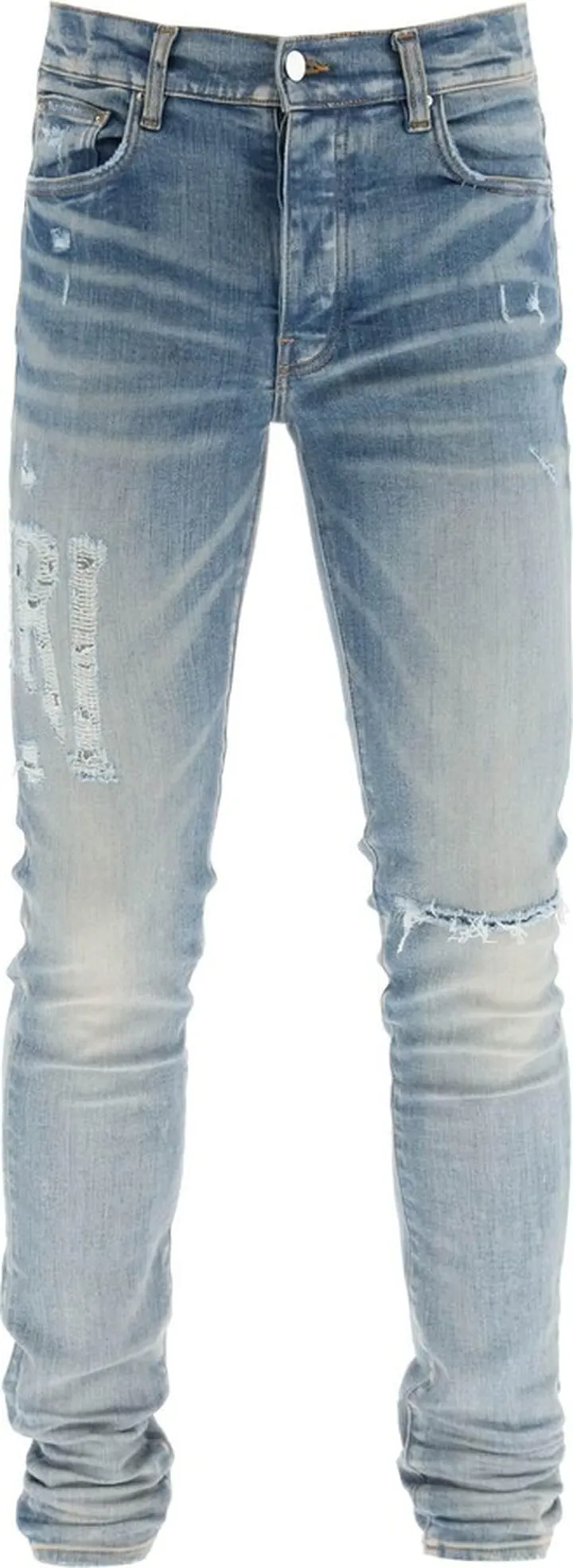 Amiri 'distressed Logo' Jeans