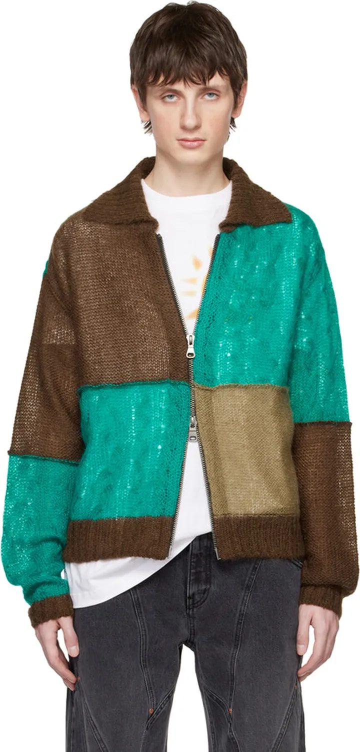 Andersson Bell Brown & Green Mateira Sweater
