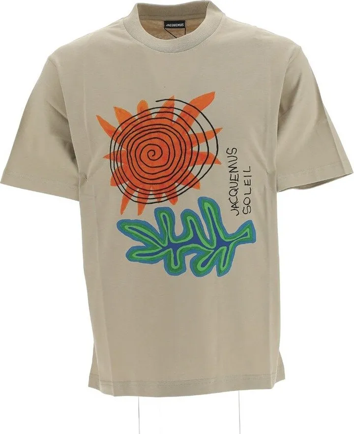 Jacquemus Graphic Logo Printed Crewneck T-Shirt