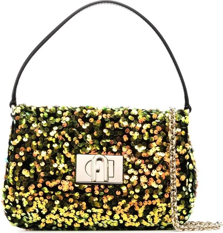 Sequin-Embellished Mini Bag