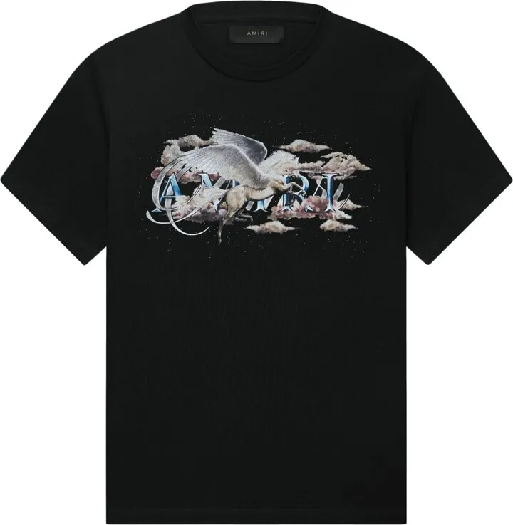 Pegasus Script-print T-shirt