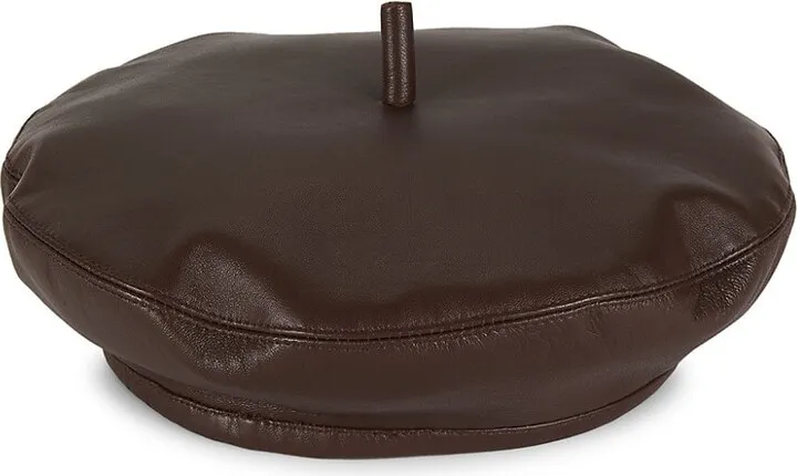 Carter Leather Beret