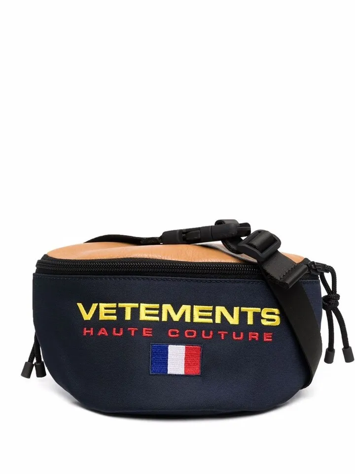 Embroidered-Logo Belt Bag