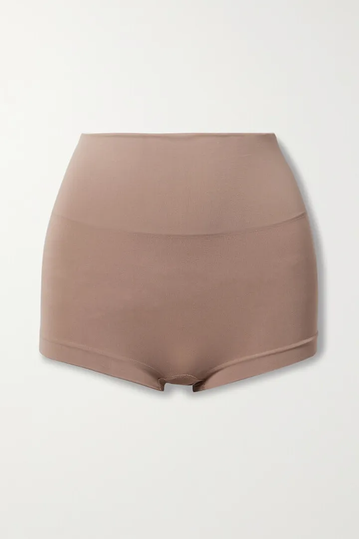 Spanx - Ecocare Seamless Stretch Shorts - Brown
