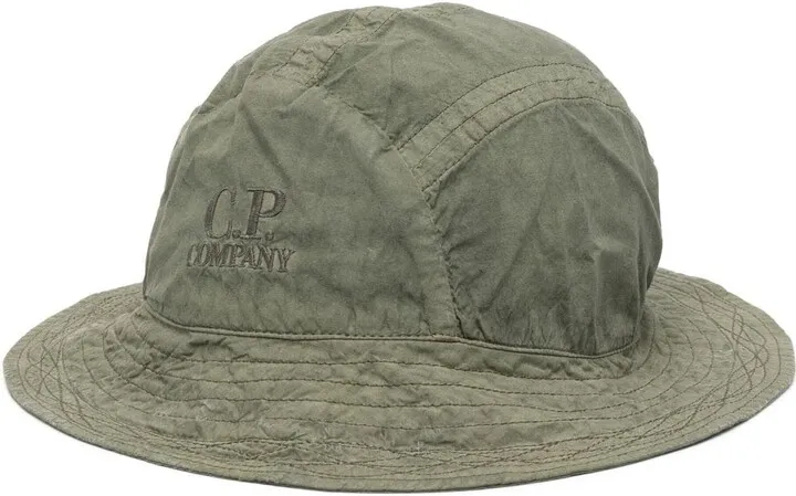 Logo-Embroidered Cotton Bucket Hat