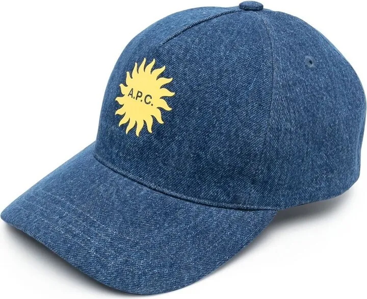 Sun-Print Denim Cap
