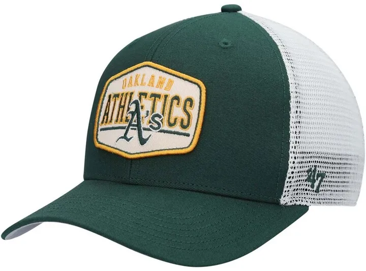 Men's Green Oakland Athletics Shumay Mvp Snapback Adjustable Hat