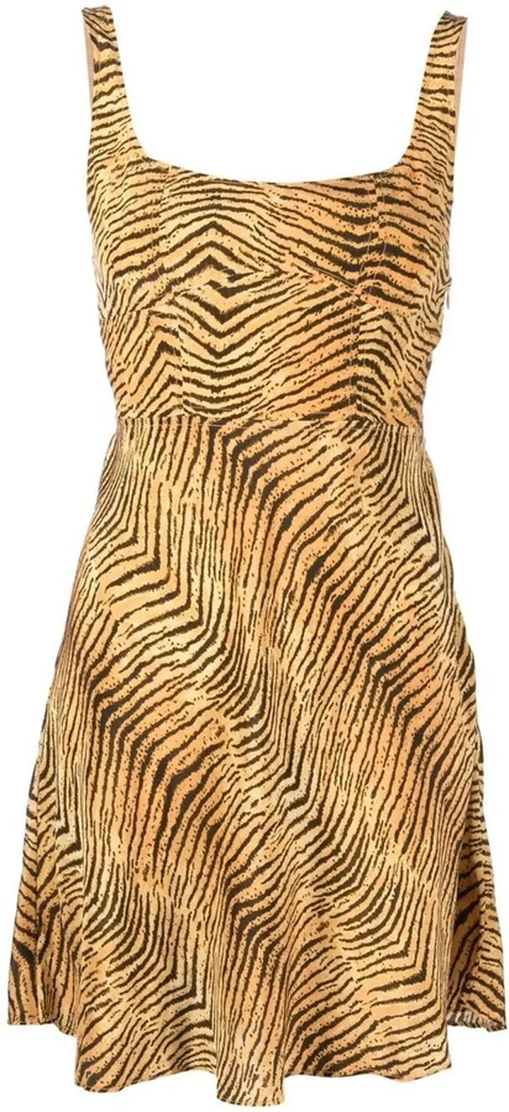 Ronan tiger-print mini dress