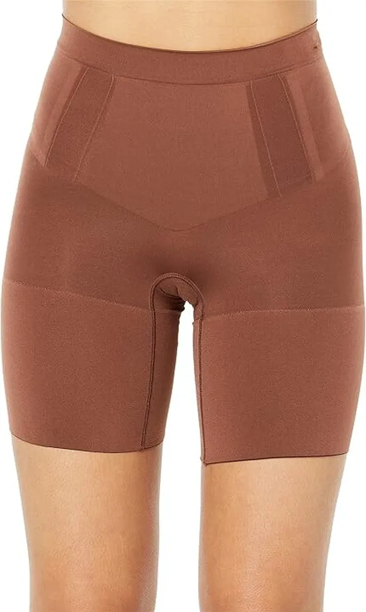 Spanx SPANX Shapewear for Women OnCore Mid-Thigh Short (Chestnut Brown) Women's Underwear