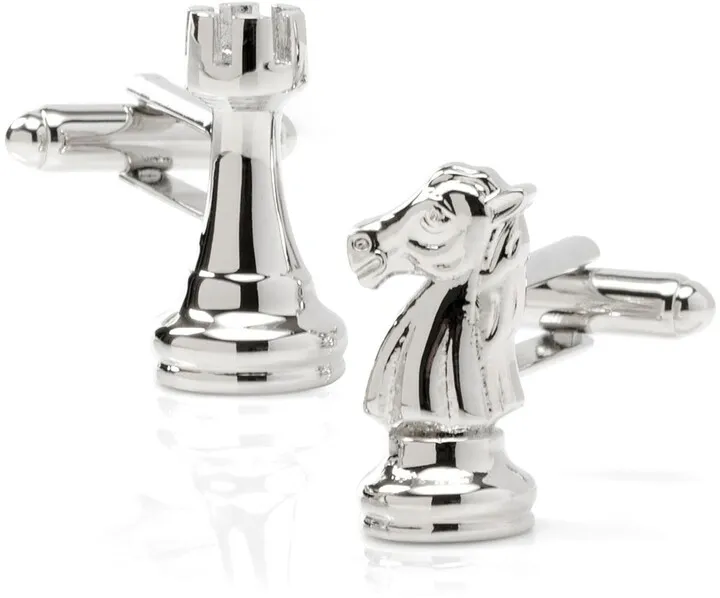 Knight & Rook Chess Piece Cuff Links
