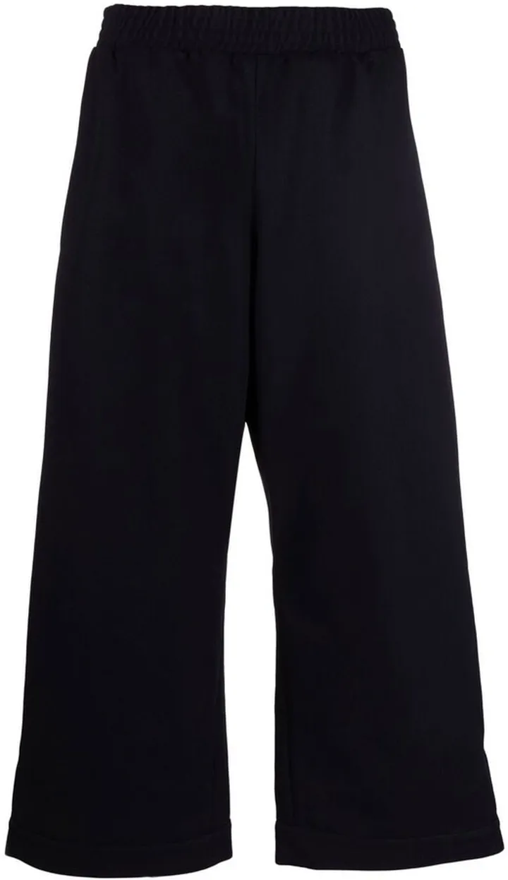 High-Waisted Cropped Trousers