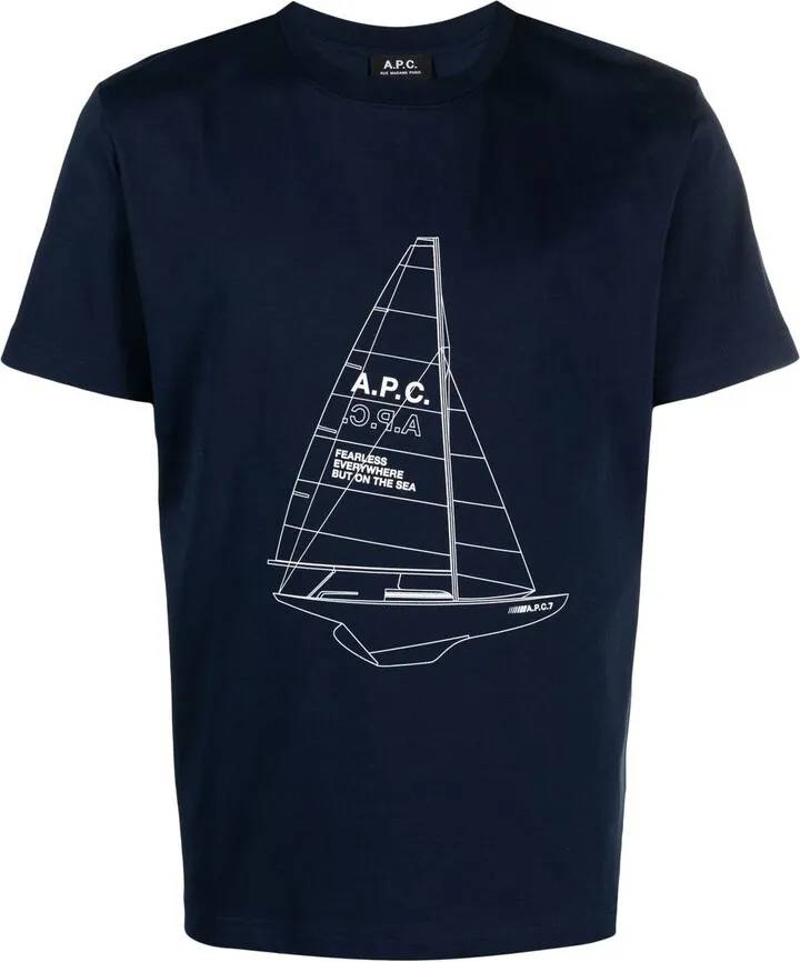 graphic-print cotton T-shirt