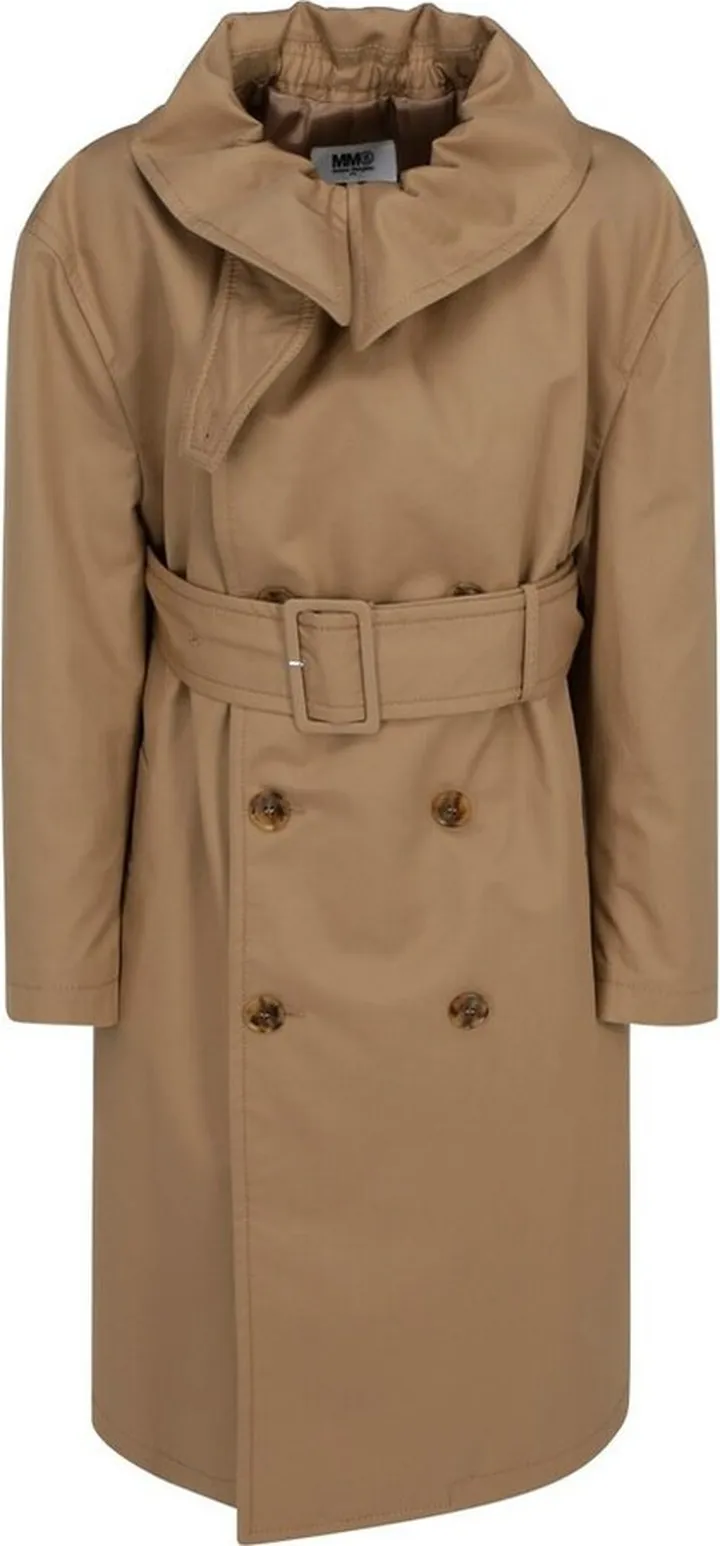 MM6 Maison Margiela Double Breasted Trench Coat