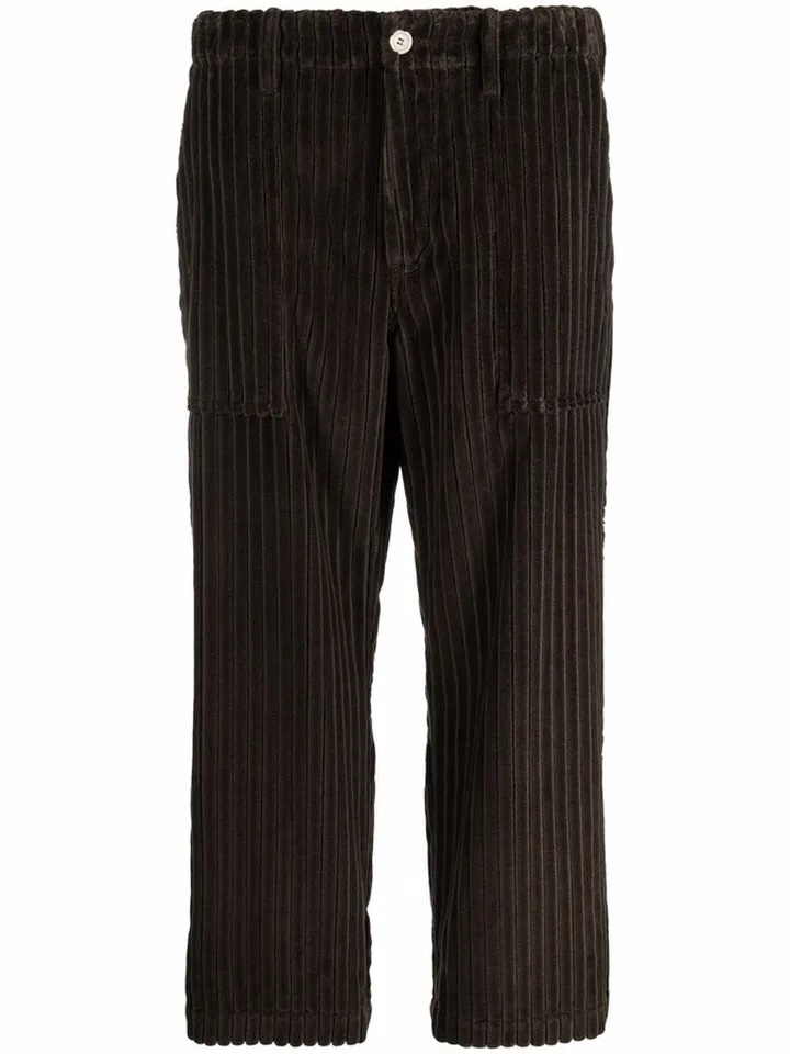 Corduroy Cropped Trousers