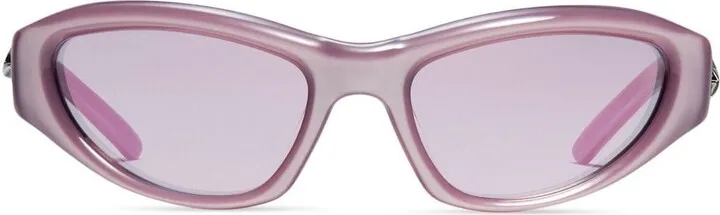 Biker-Style Frame Sunglasses