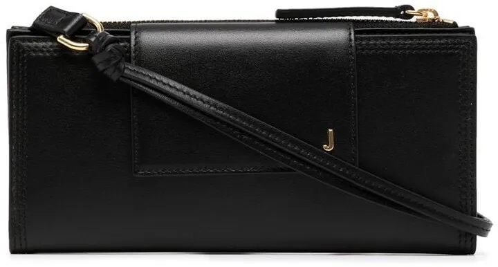 Zip-Up Leather Shoulder Bag