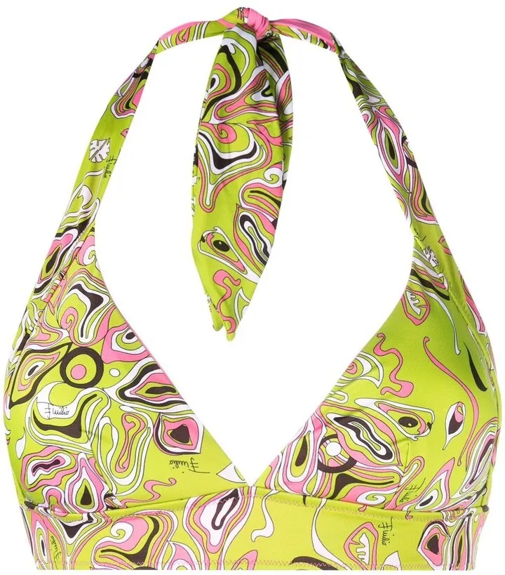 Halterneck Tie Bikini Top