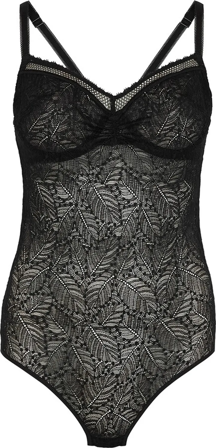 Simone Pérèle Comete Black Underwired Lace Bodysuit