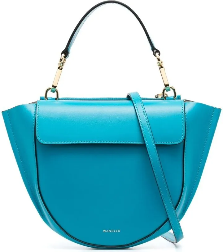 mini Hortensia leather tote bag