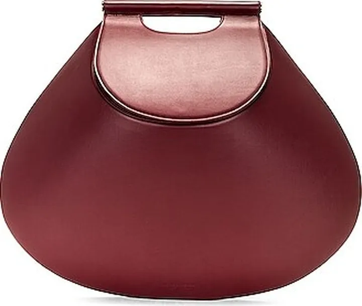 Bottega Veneta Large Fisherman Bag in Burgundy