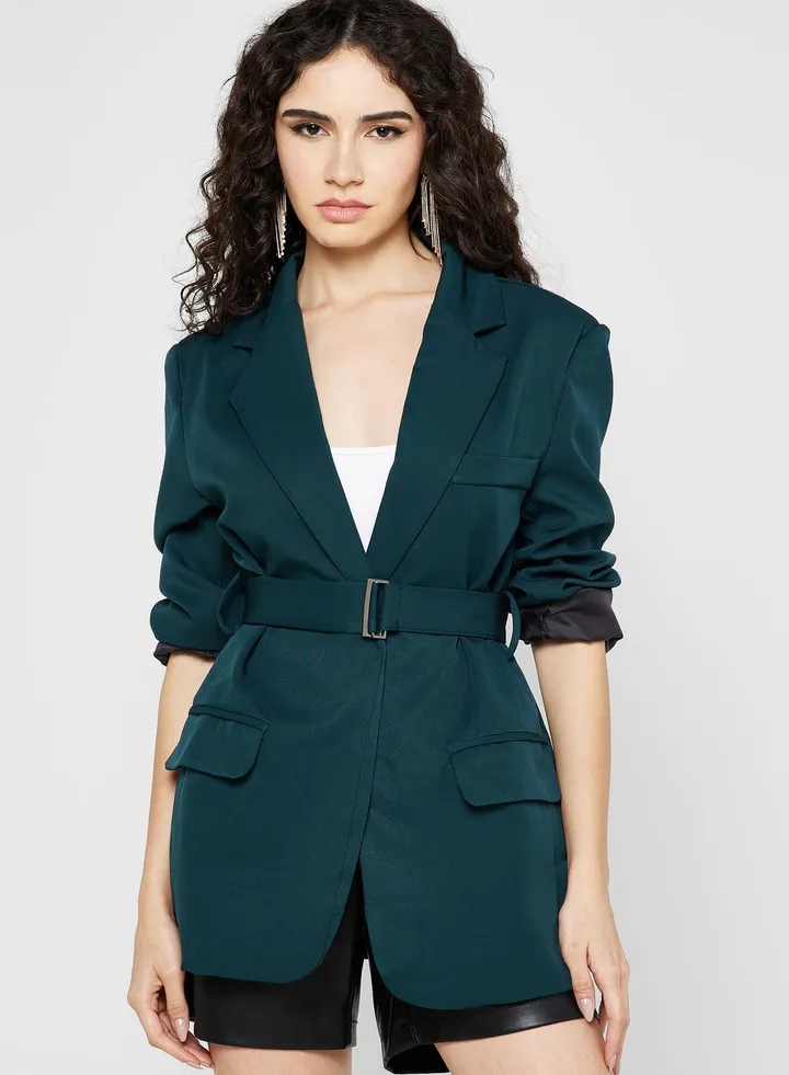 Classic Belted Blazer