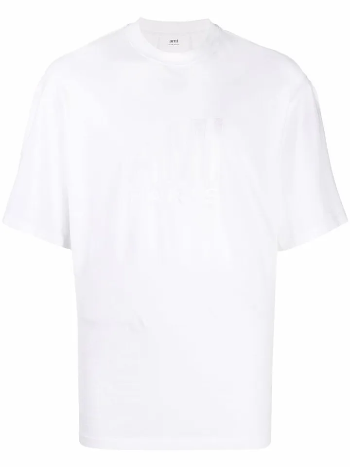 embroidered-logo organic cotton T-shirt