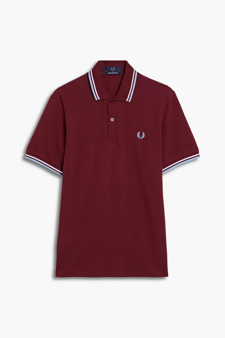 Embroidered cotton-piqué polo shirt