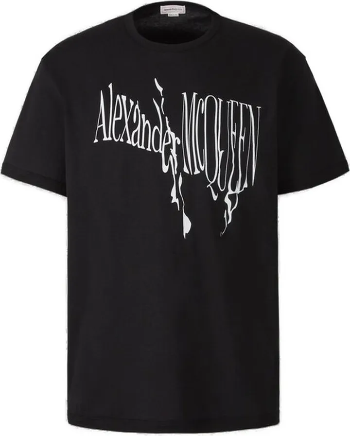 Alexander McQueen Logo Printed Crewneck T-Shirt