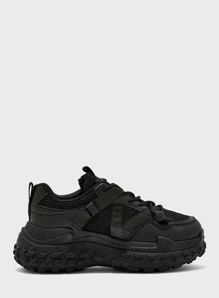 Strap Detail Chunky Detail Sneaker