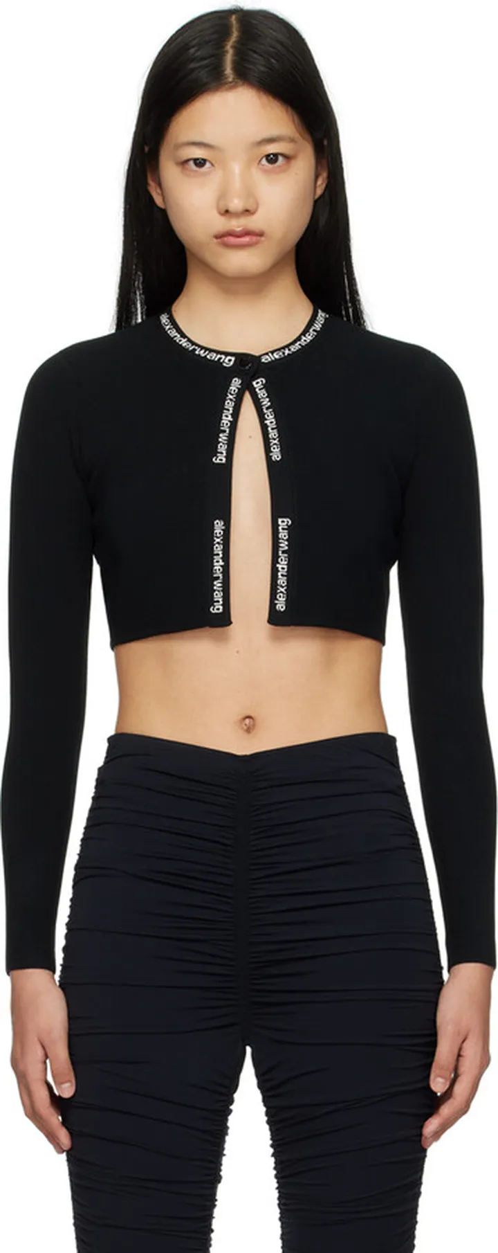 alexanderwang.t Black Bodycon Cardigan