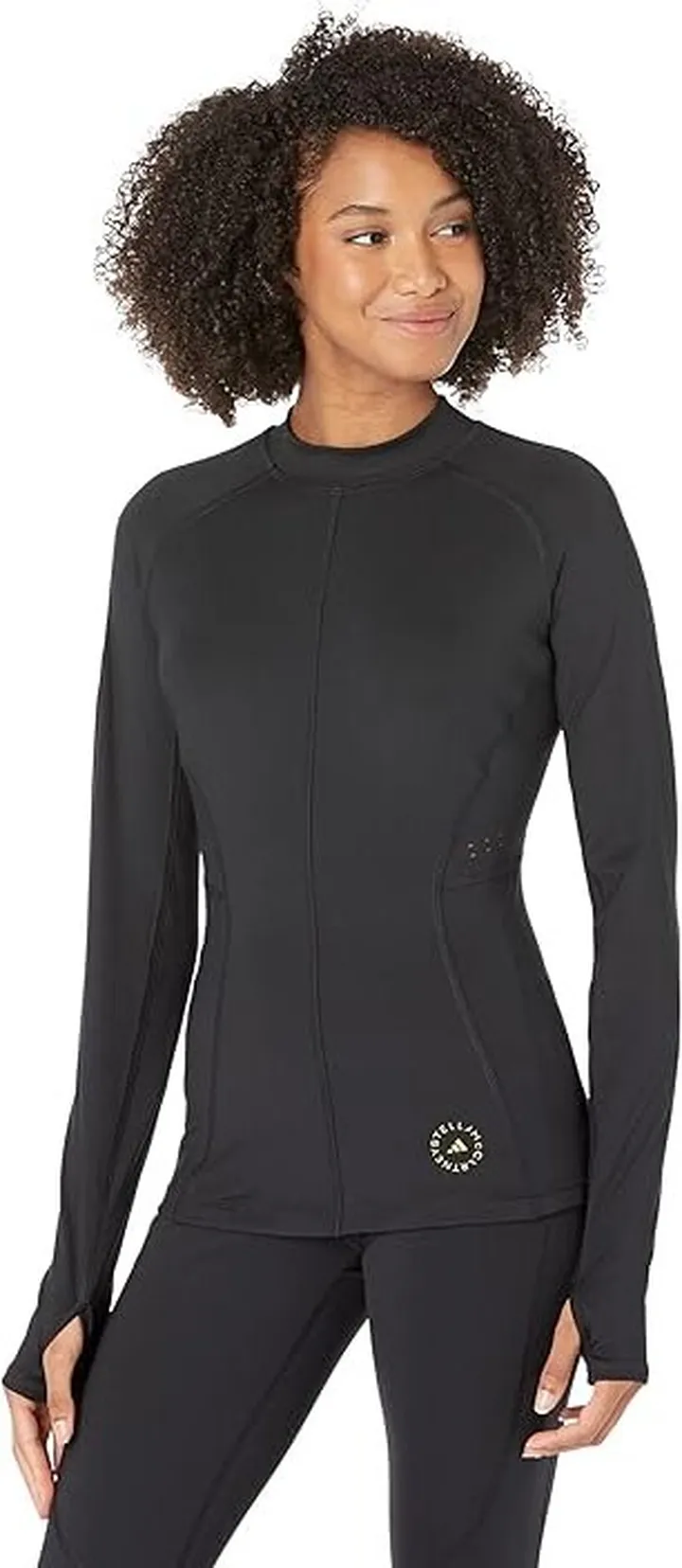 adidas by Stella McCartney Trueprupose Training Long Sleeve HI6033 (Black) Women's Clothing