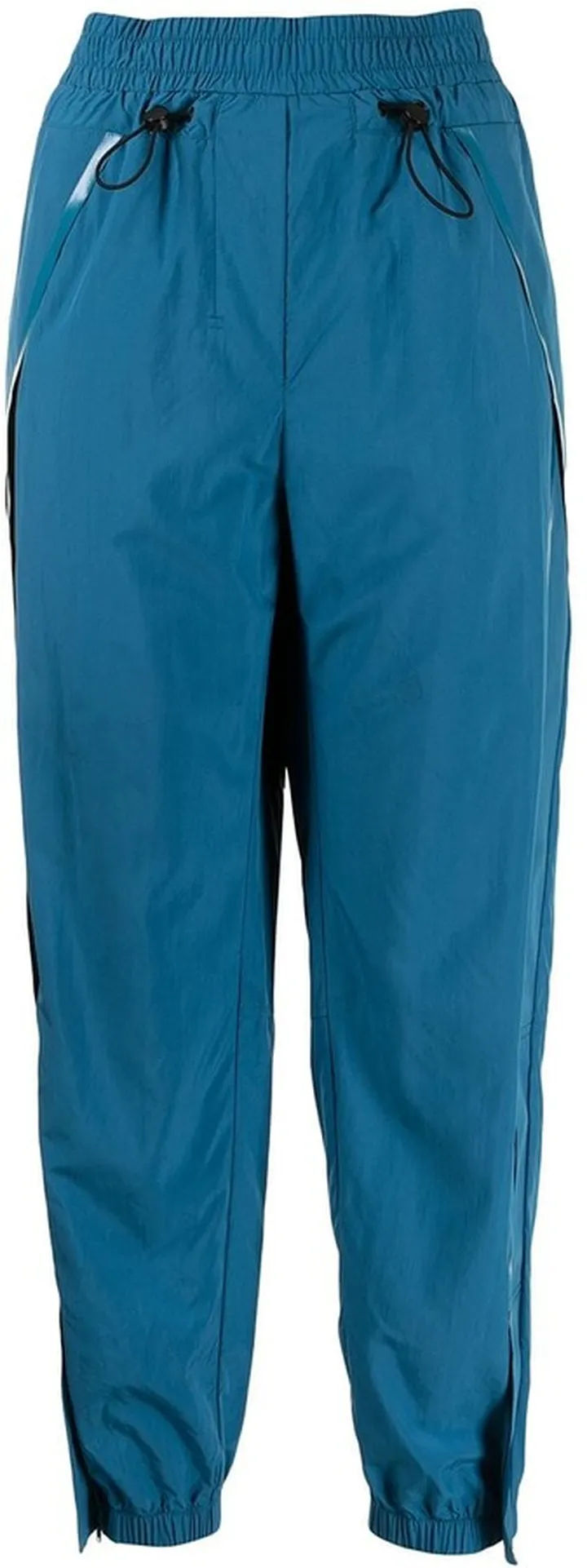 Track-less cropped track pants
