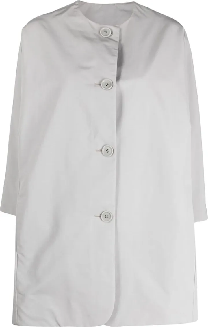 Single-Breasted Midi Coat