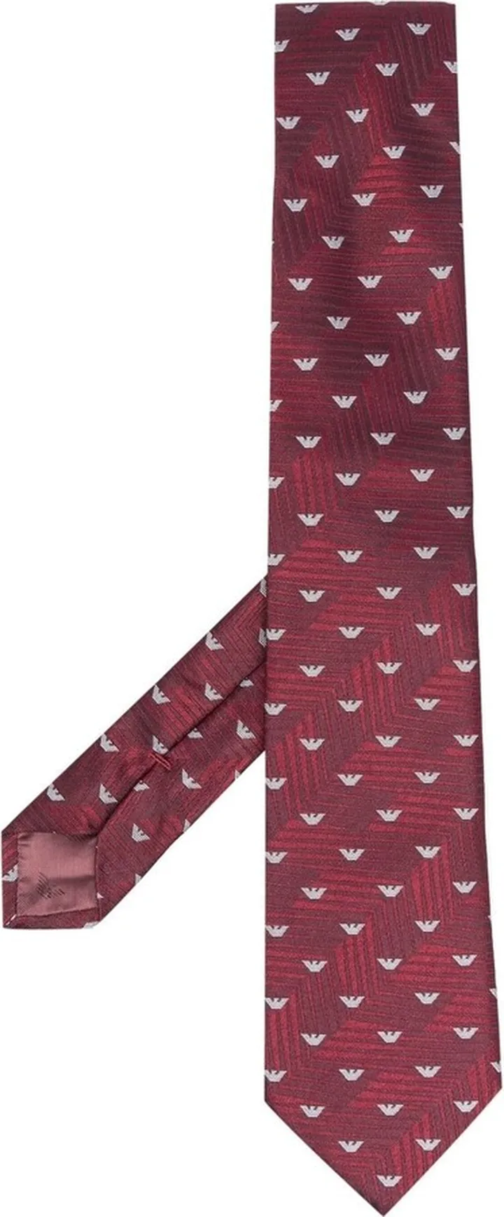 Logo-Jacquard Silk Tie
