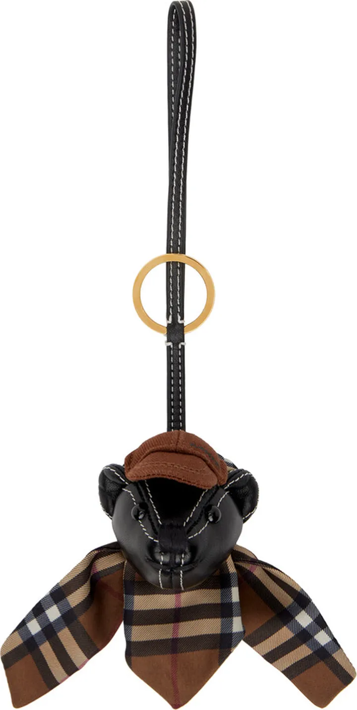 Burberry Black Thomas Bear Keychain