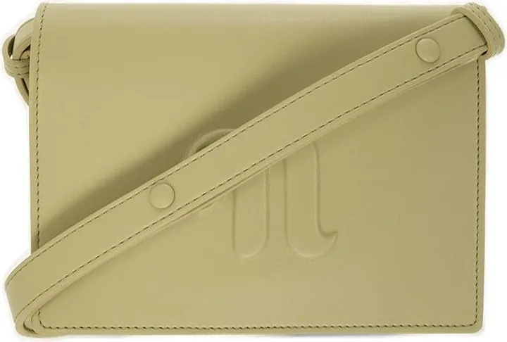 Nanushka The Concertina Logo Embossed Shoulder Bag