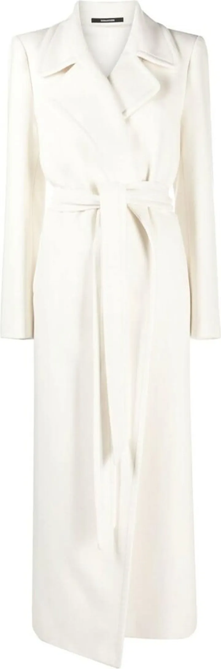 Belted Virgin-Wool Coat