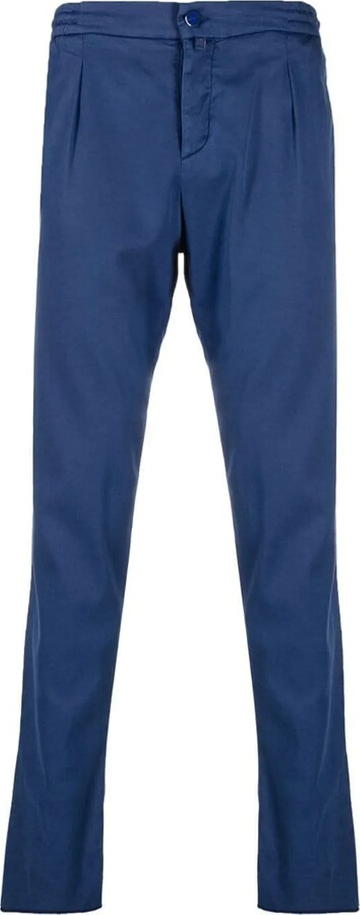 Logo-Patch Straight-Leg Chinos