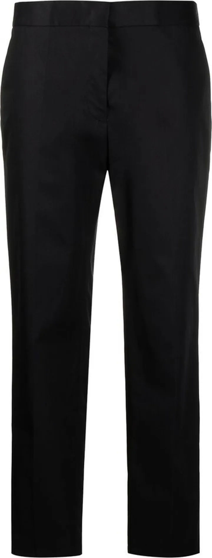 Straight-Leg Cotton Trousers