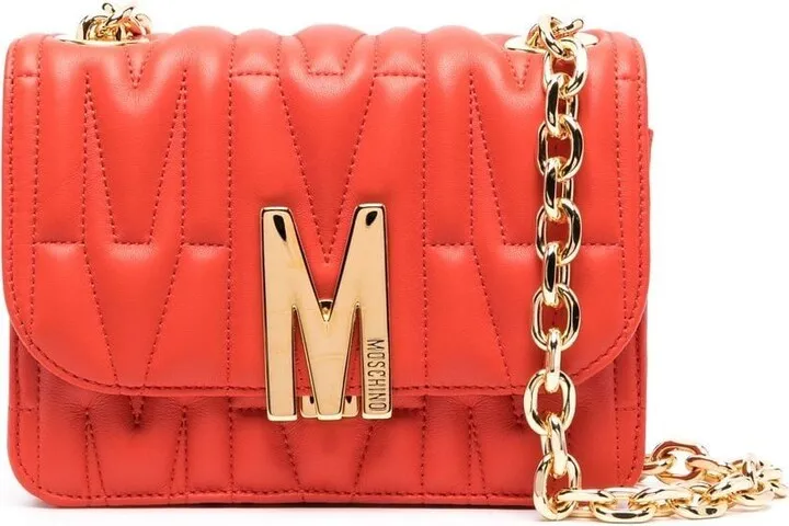 Medium Logo-Quilted Shoulder Bag