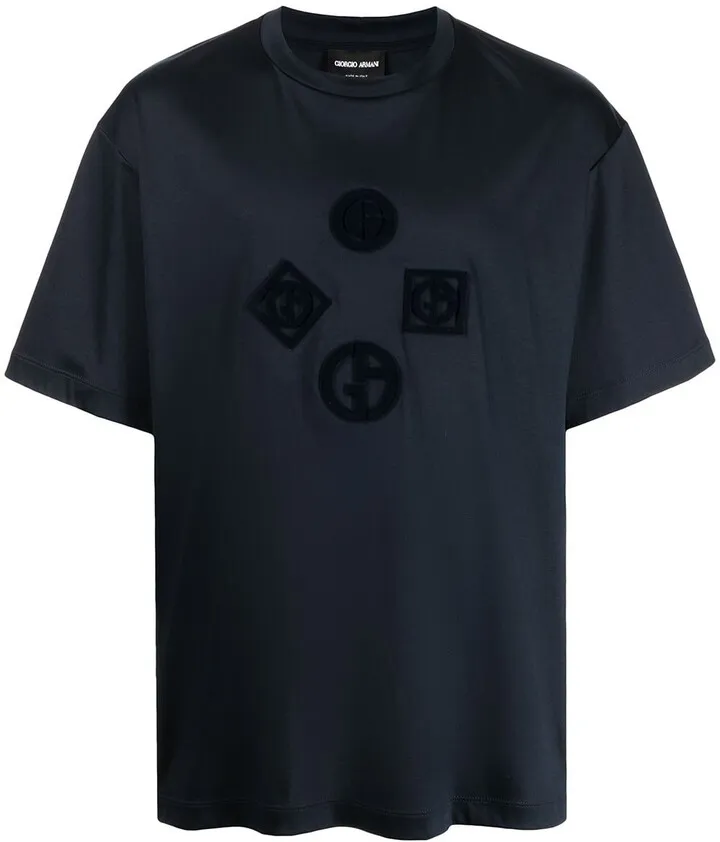 logo-patch short-sleeve T-shirt