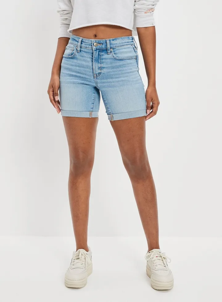 High Waist Denim Shorts