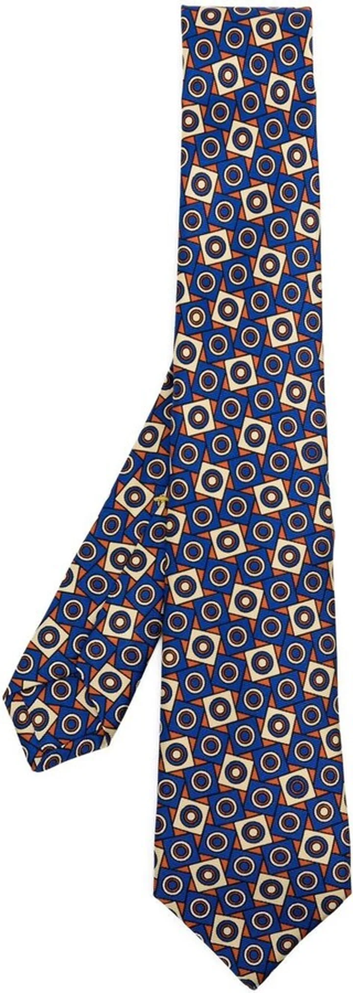 Geometric Patterned-Jacquard Tie